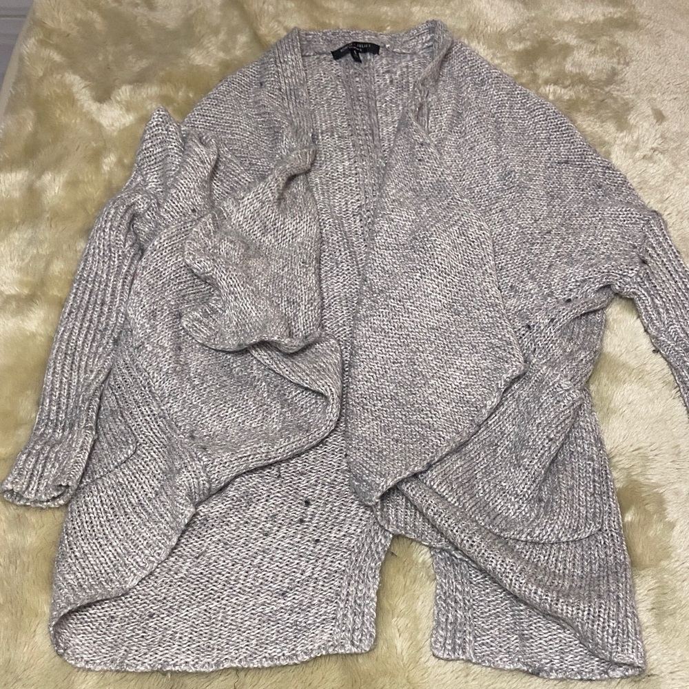 Romeo & Juliet Couture Gray Women's Cardigan